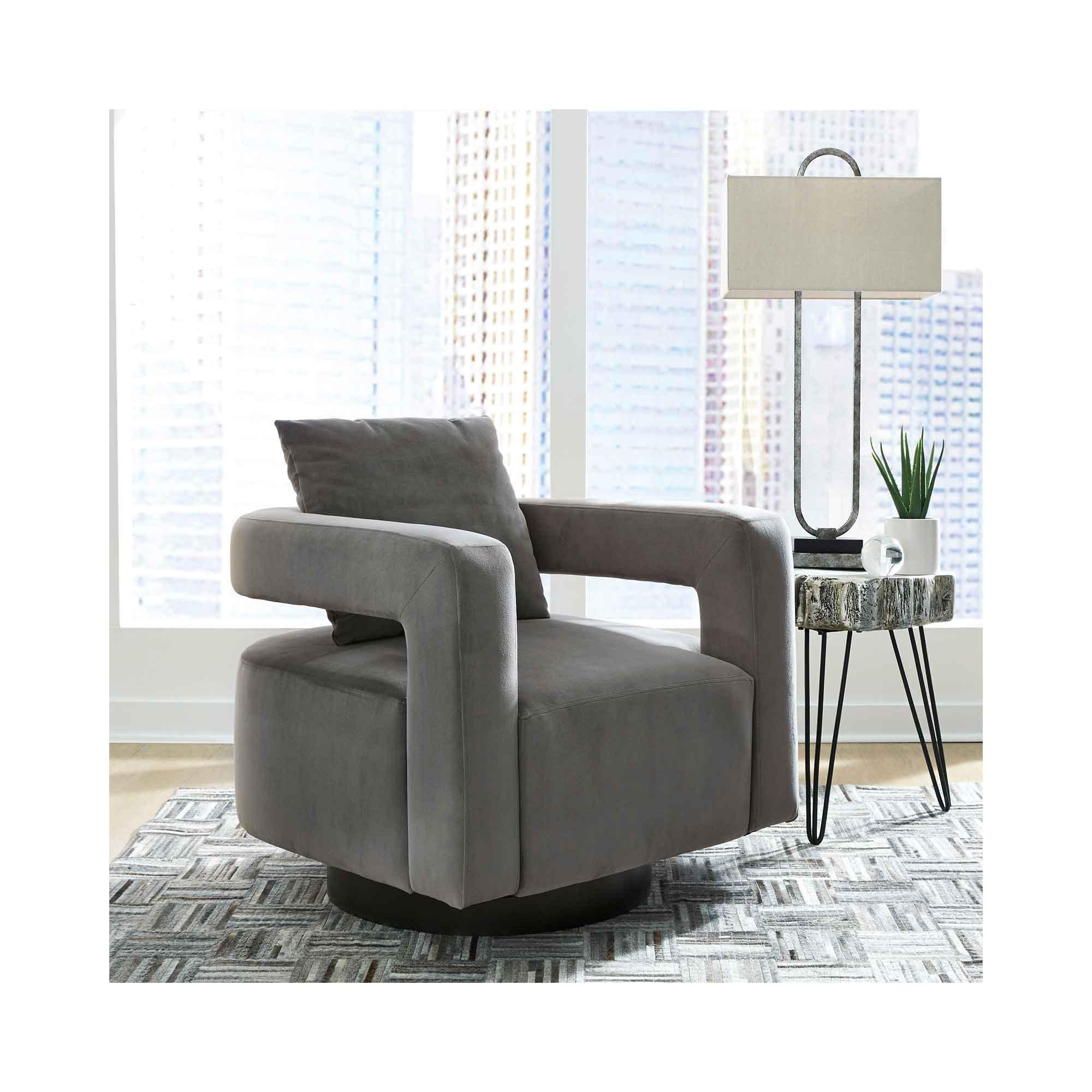 Rent to Own Ashley Furniture Industries Swivel Accent Chair